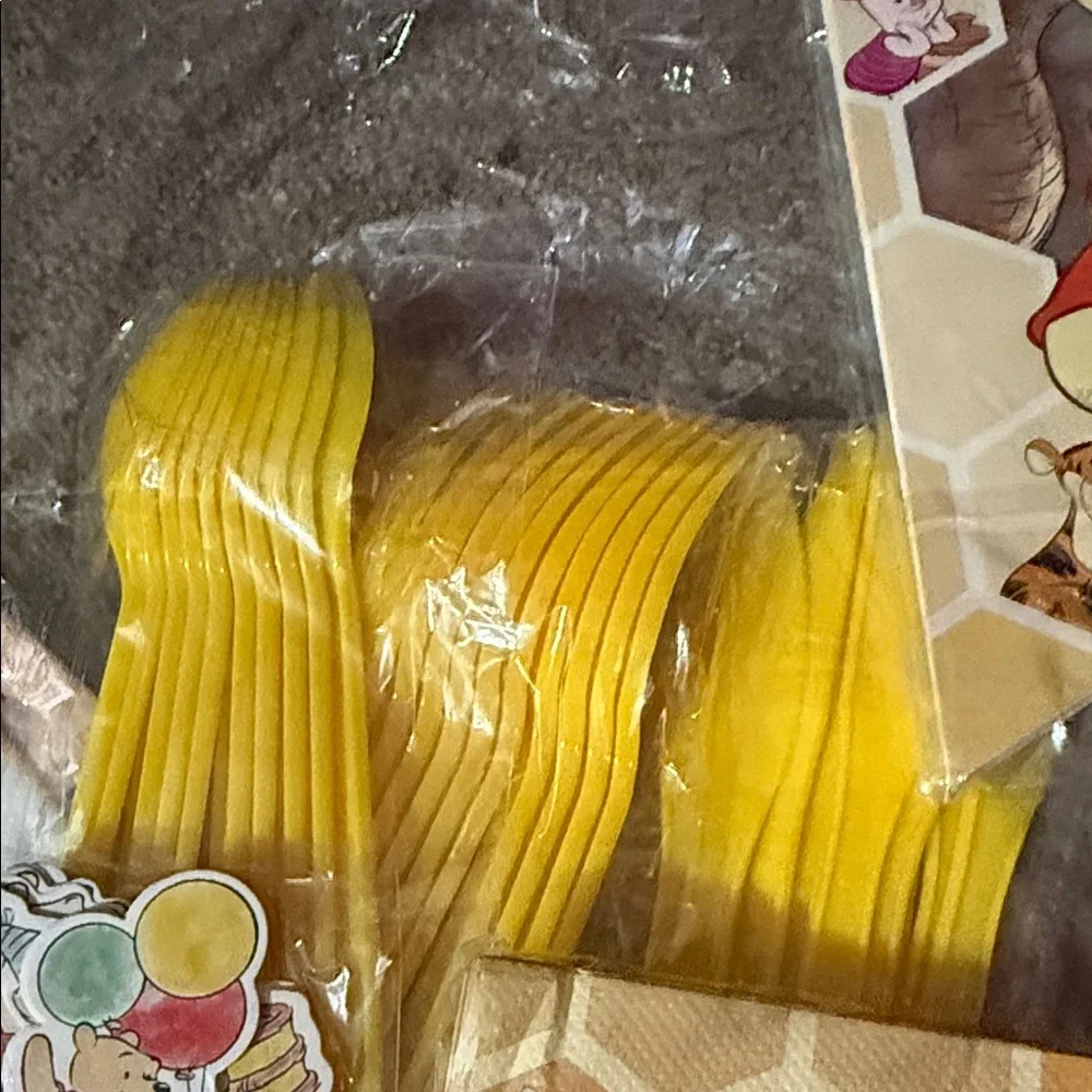 Winnie the Pooh Party Supplies Set - Yellow and Red everything you need!